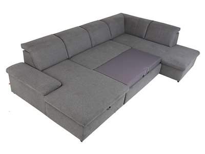 Ramzes corner sofa bed with storage left