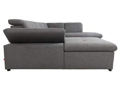 Ramzes corner sofa bed with storage left