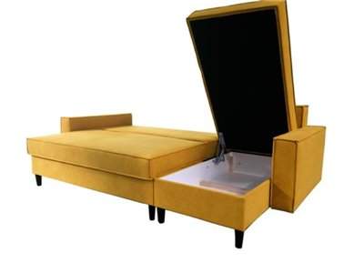 Cameron universal corner sofa bed with storage