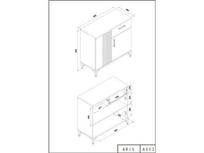 Aris sideboard AS2