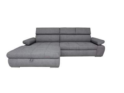 Valdi corner sofa bed with storage
