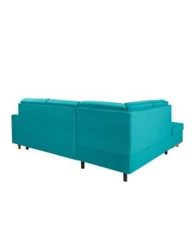 Cabras Corner sofa bed with storage left