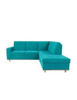 Cabras Corner sofa bed with storage left