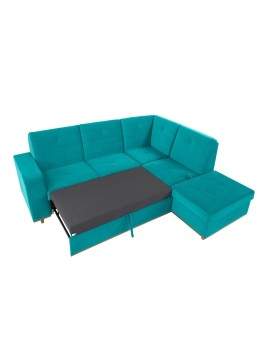 Cabras Corner sofa bed with storage right